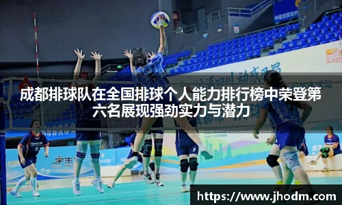 成都排球队在全国排球个人能力排行榜中荣登第六名展现强劲实力与潜力